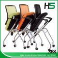 Chaise de direction en mesh orange H-DM10